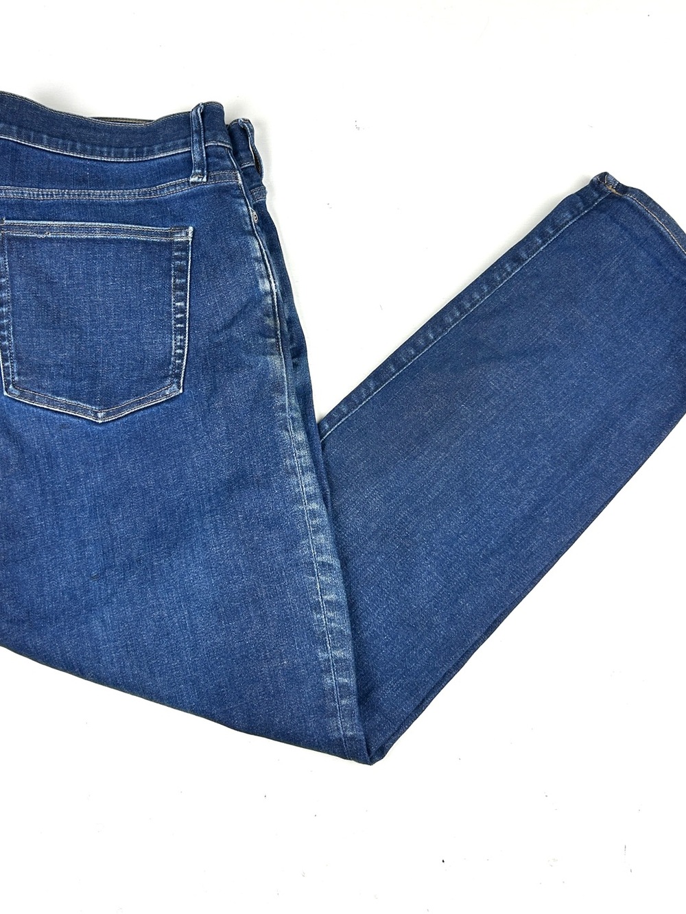 J Crew 484 Stretch Jeans Mens 36 X 32 Blue Slim Fit Denim